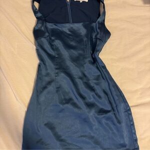 REVOLVE Strapless Navy Dress